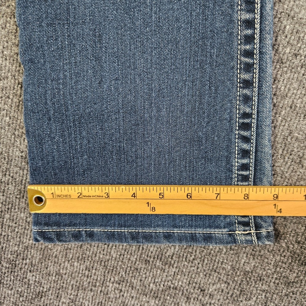 Silver Suki Bootcut Jeans Womens 28 Mid Rise Dark Wash Denim Stretch Casual Blue - Picture 7 of 10
